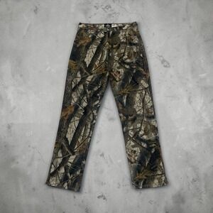 Vintage Red Head Realtree Camo Pants Size Large "34x34"